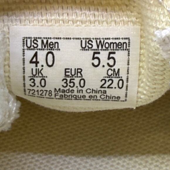 VANS Vans Classic Slip On Washed Tie-Dye Canvas Women’s Size 5.5 Sneakers - Picture 9 of 10